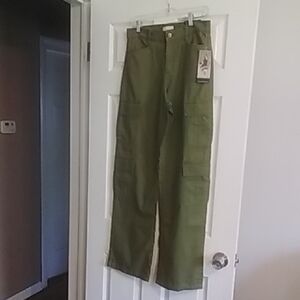 Sofia by Sofia Vergara Khaki Cargo Pants